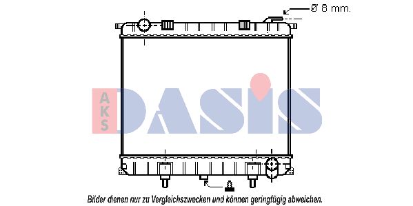 AKS DASIS Radiators, Motora dzesēšanas sistēma 370560N